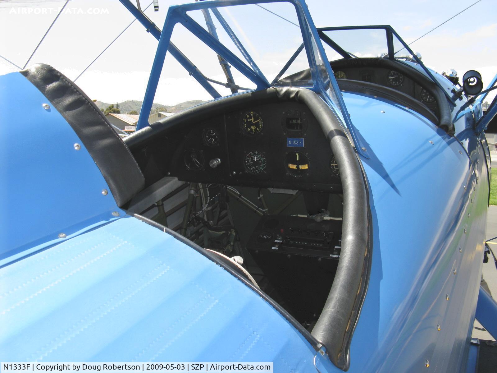 N1333F, Waco UPF-7 C/N 5464, Waco UPF-7, Continental W-670 220 Hp, rear panel