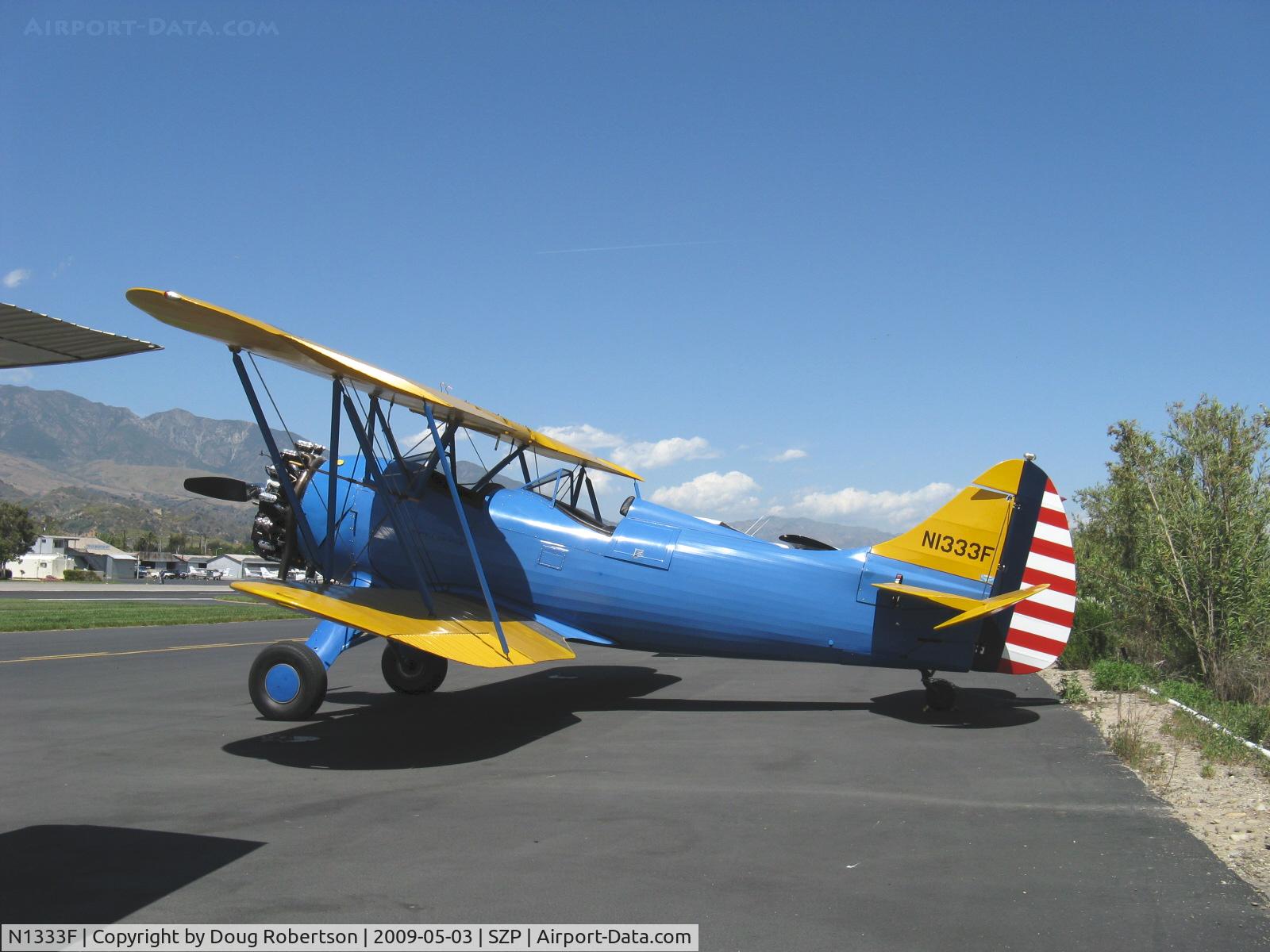 N1333F, Waco UPF-7 C/N 5464, Waco UPF-7, Continental W-670 220 Hp