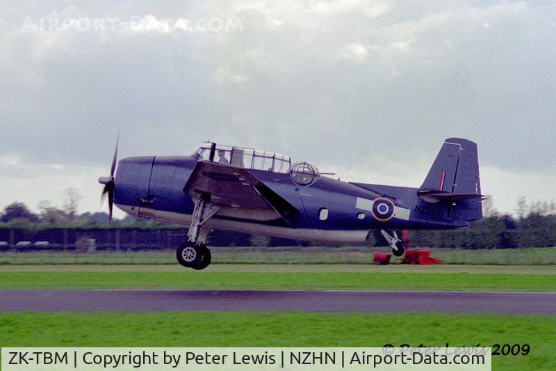 ZK-TBM, 1944 Grumman TBM-3E Avenger C/N 4015, Alpine Deer Group Ltd., Wanaka - as NZ2518