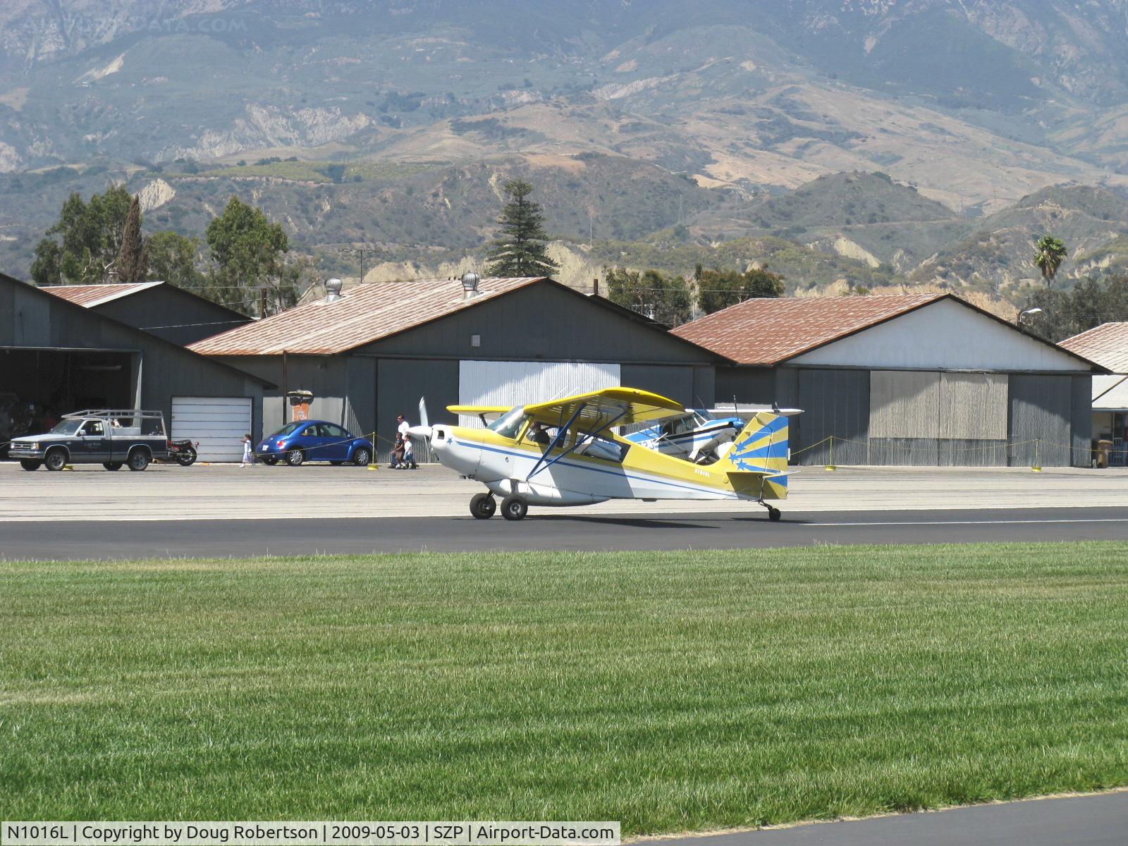 N1016L, 1973 Bellanca 7ECA Citabria Citabria C/N 912-73, 1973 Bellanca 7ECA CITABRIA, Lycoming O-235 115 Hp, external belly tank-82 gallons usable, landing roll Rwy 22