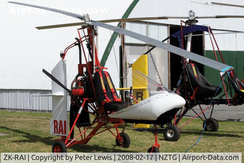 ZK-RAI, Rotor Flight Dominator I C/N R96, J I McEwen, Tauranga