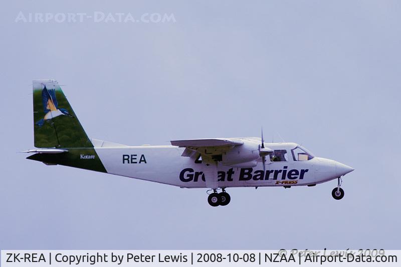 ZK-REA, Britten-Norman BN-2A-26 Islander C/N 43, Great Barrier Airline Flight Operations Ltd., Auckland