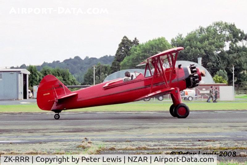 ZK-RRR, Boeing N2S-1 Kaydet (A75N1) C/N 75-647, P S Holmes, Auckland