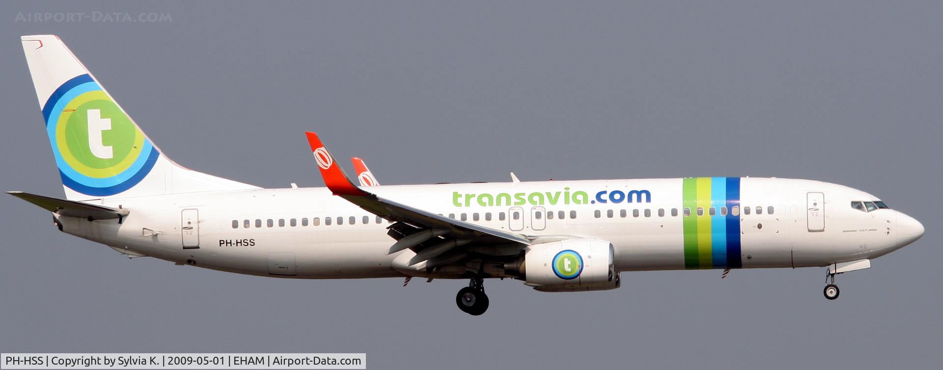 PH-HSS, 2001 Boeing 737-83N C/N 32348, Transavia.com
