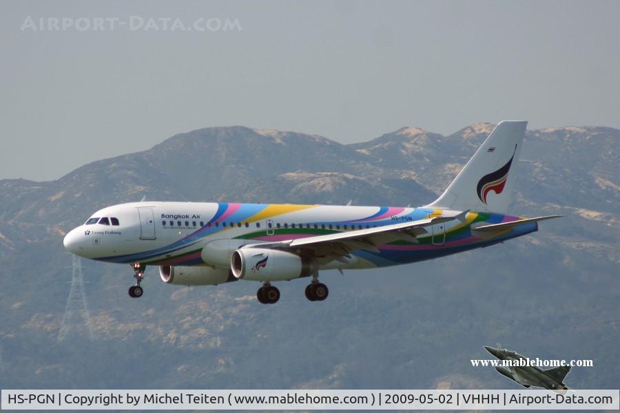 HS-PGN, 2009 Airbus A319-132 C/N 3759, Bangkok Airways