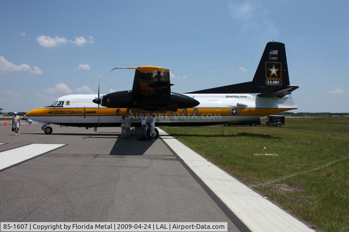 85-1607, 1983 Fokker C-31A (F27-400M) Troopship C/N 10653, Golden Knights C-31A Troopship