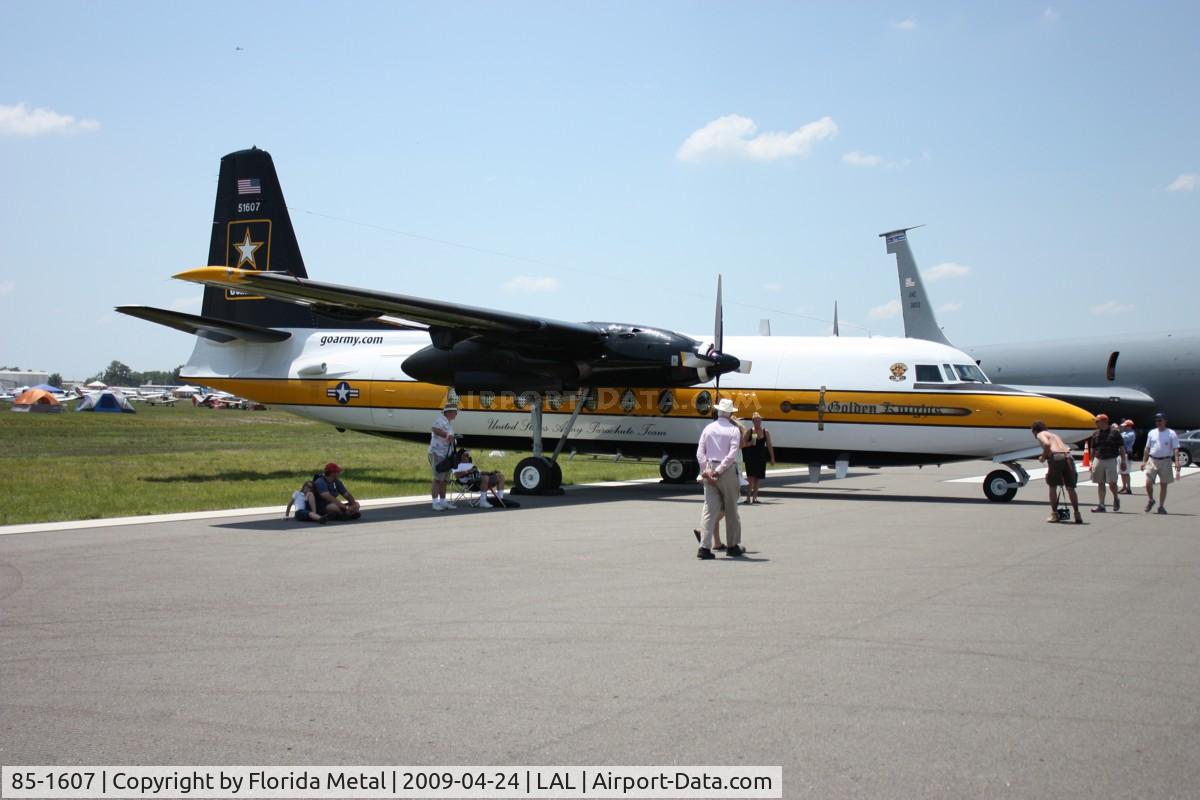 85-1607, 1983 Fokker C-31A (F27-400M) Troopship C/N 10653, Golden Knights C-31A Troop Ship