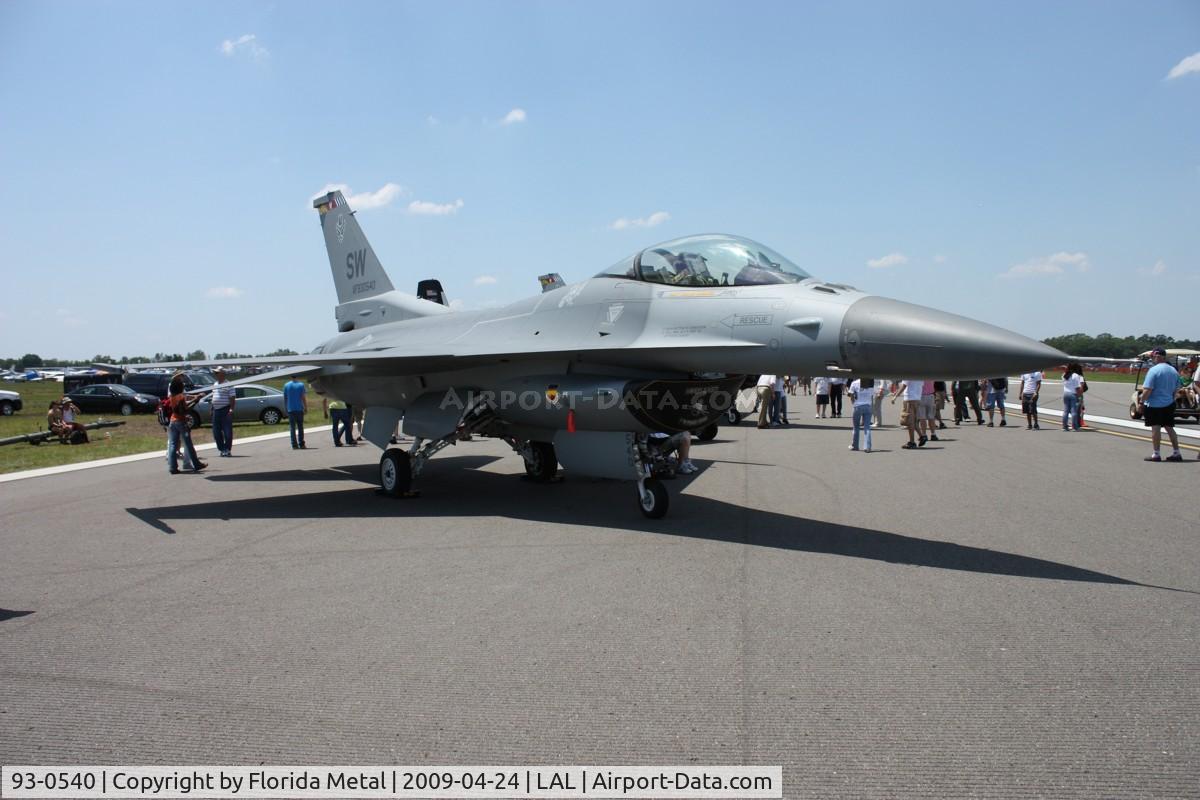 93-0540, 1993 Lockheed F-16C Fighting Falcon C/N CC-175, F-16C Viper
