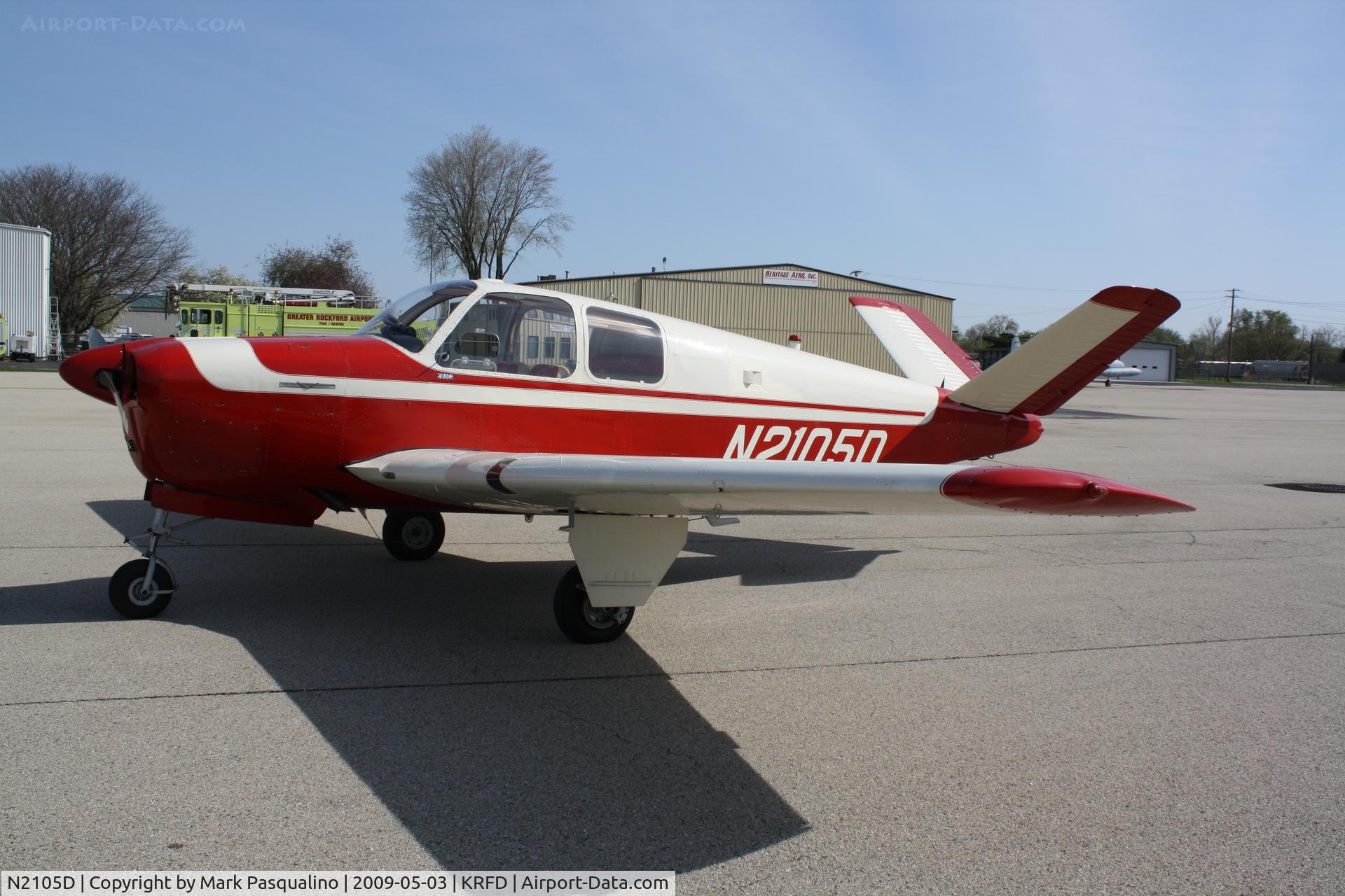 N2105D, 1953 Beech D35 C/N D-3450, Beech D35