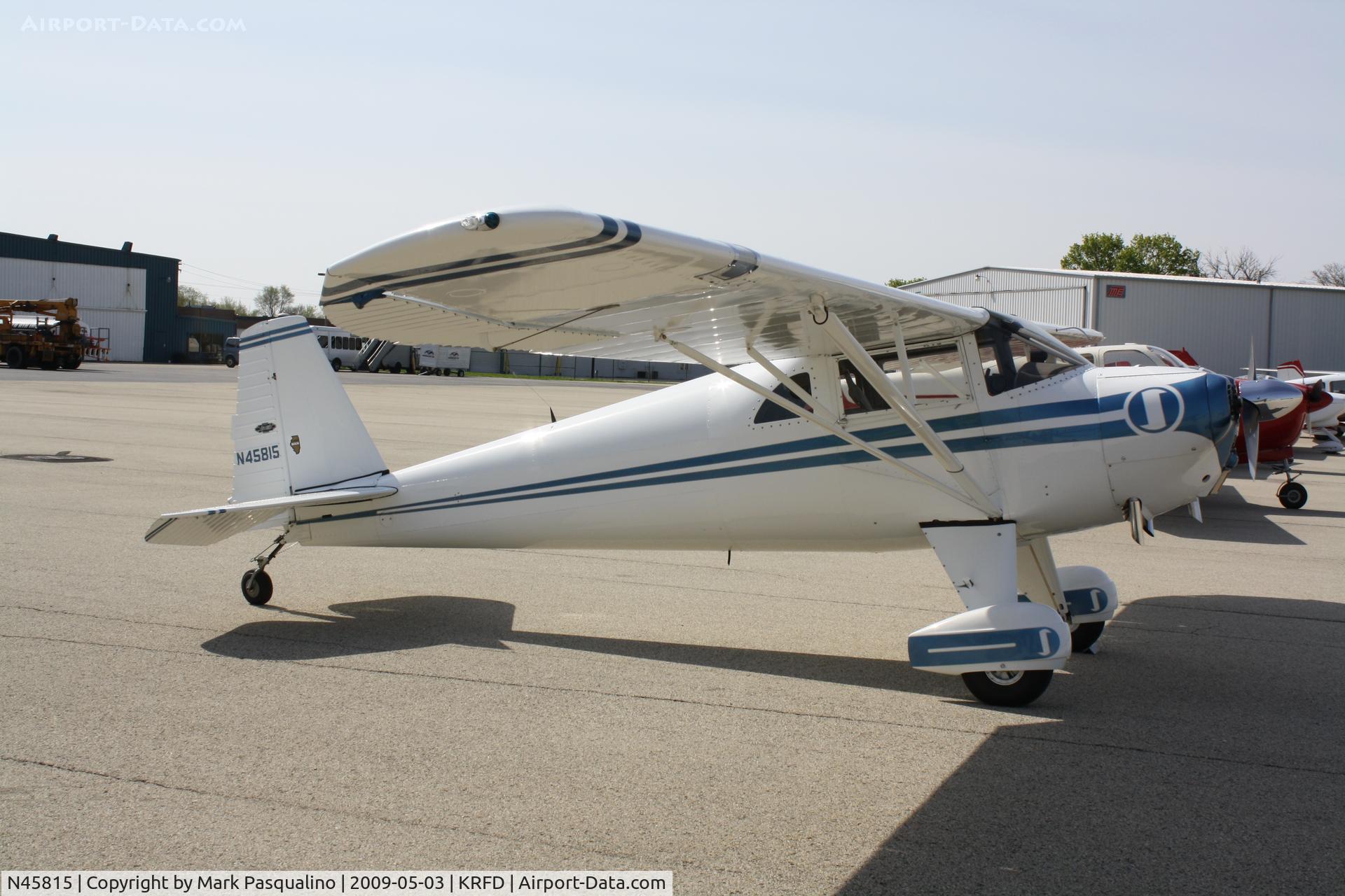 N45815, 1946 Silvaire LUSCOMBE 8A C/N 2342, Luscombe 8A