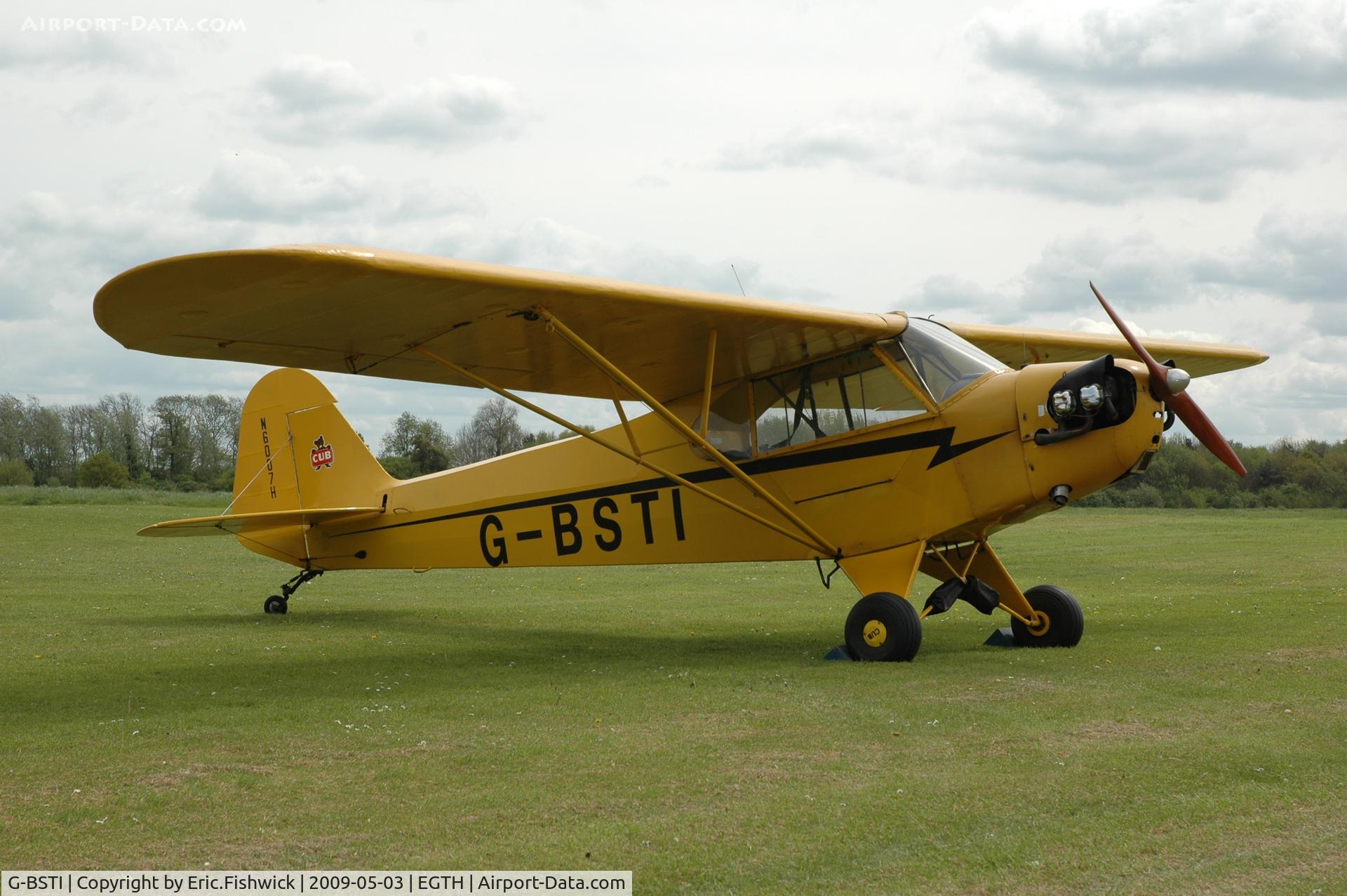 G-BSTI, 1946 Piper J3C-65 Cub Cub C/N 19144, 2. G-BSTI at the Shuttleworth Collection Spring Air Display.