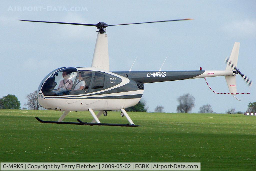 G-MRKS, 2000 Robinson R44 C/N 0771, Robinson R44 At Sywell in May 2009