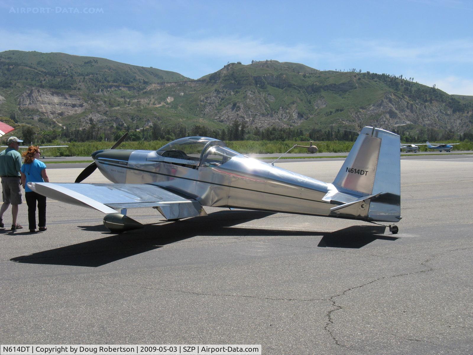 N614DT, 2007 Vans RV-7 C/N 7968, 2007 Tracy VAN's RV-7, Aerosport O-360-A1A 180 Hp
