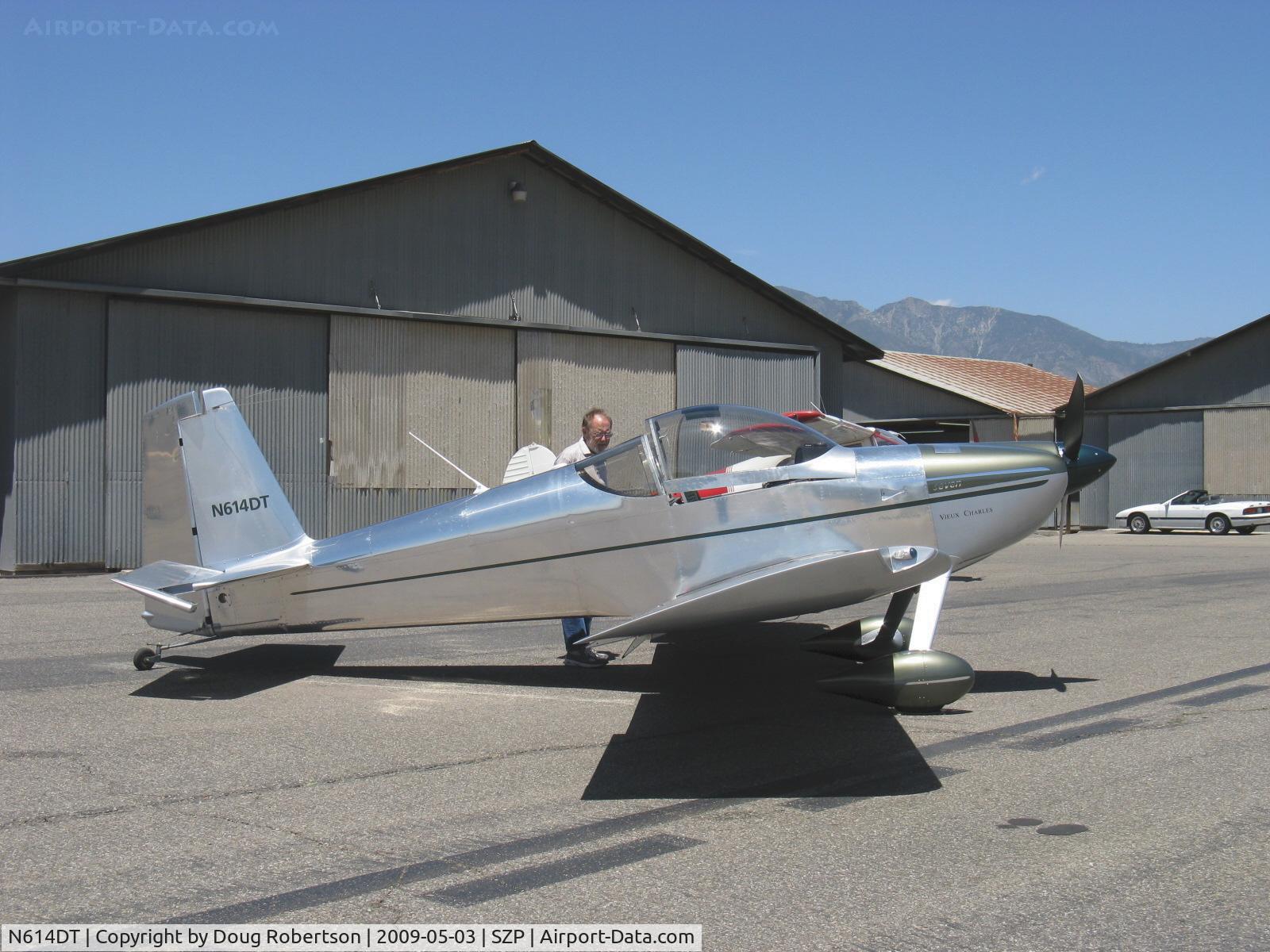 N614DT, 2007 Vans RV-7 C/N 7968, 2007 Tracy VAN's RV-7, Aerosport O-360-A1A 180 Hp, highly polished
