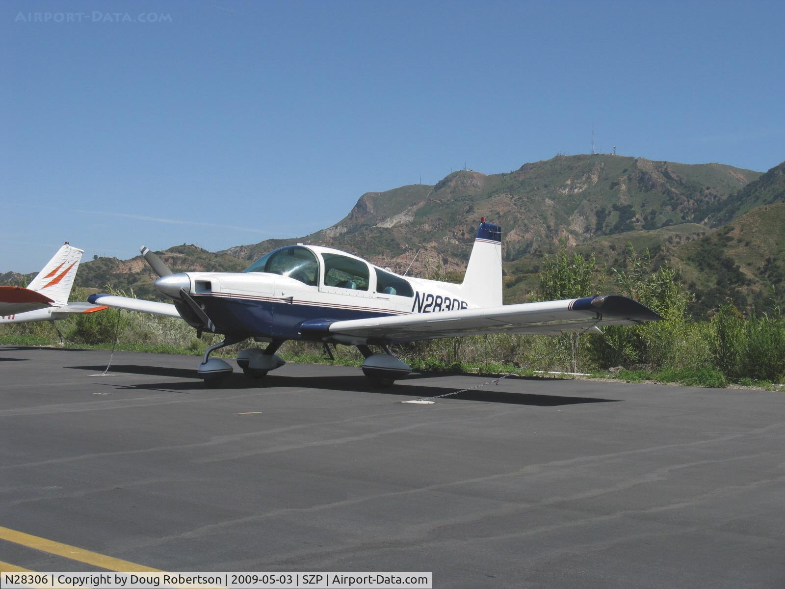 N28306, 1977 Grumman American AA-5B Tiger C/N AA5B0550, 1977 Grumman American AA-5B TIGER, Lycoming O&VO-360 180 Hp