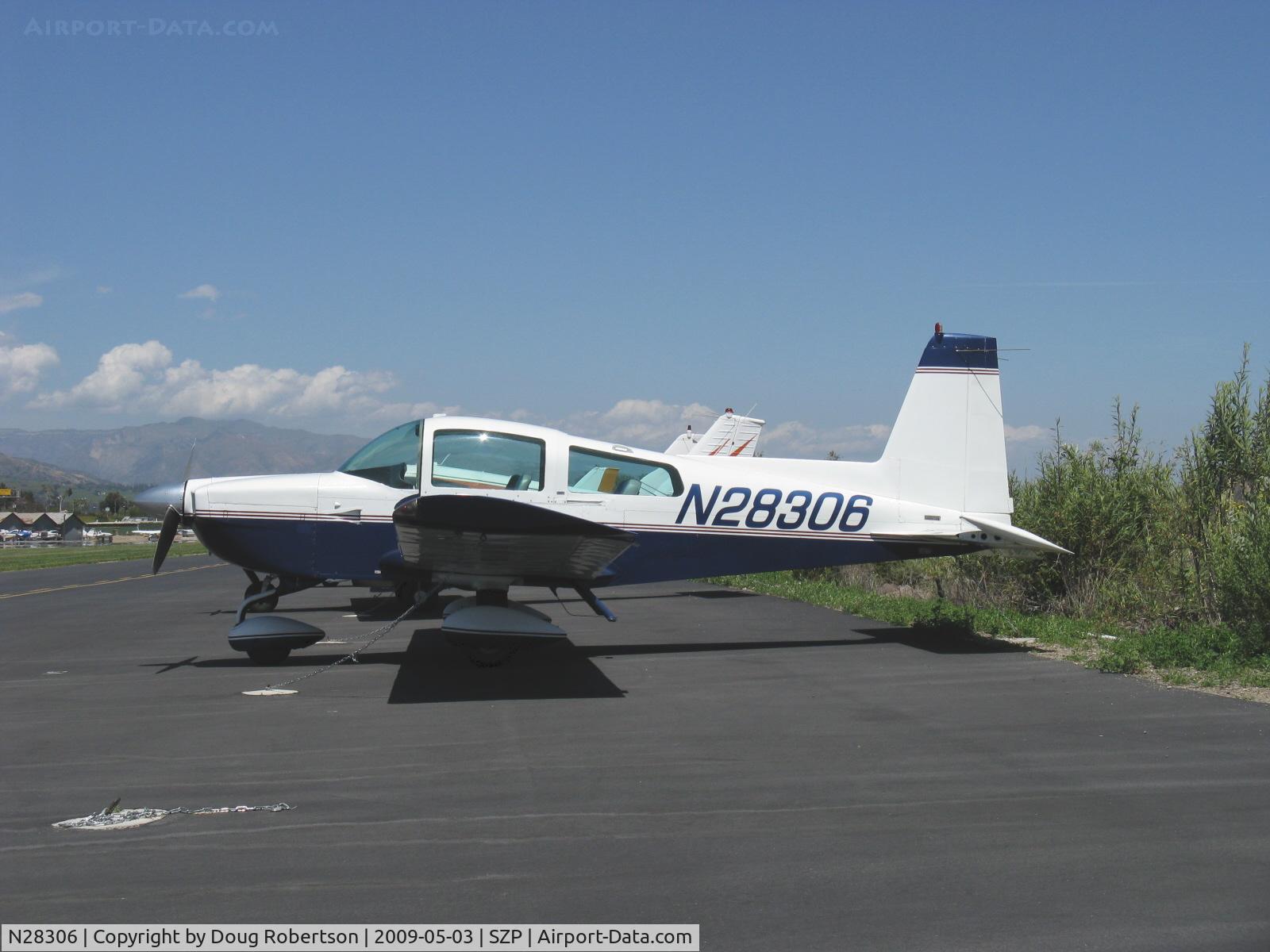 N28306, 1977 Grumman American AA-5B Tiger C/N AA5B0550, 1977 Grumman American AA-5B TIGER, Lycoming O&VO-360 180 Hp