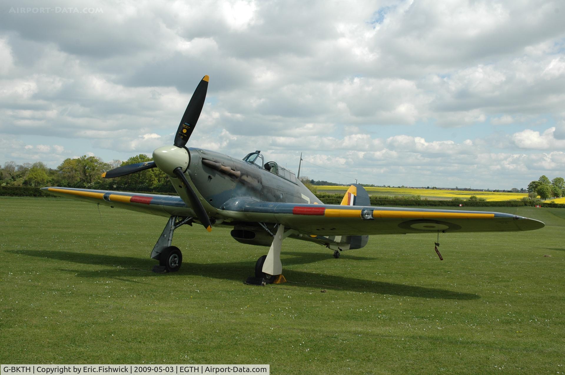 G-BKTH, 1939 Hawker (CCF) Sea Hurricane Mk1B C/N CCF/41H/4013, 3. Z7015 at the Shuttleworth Collection Spring Air Display.
