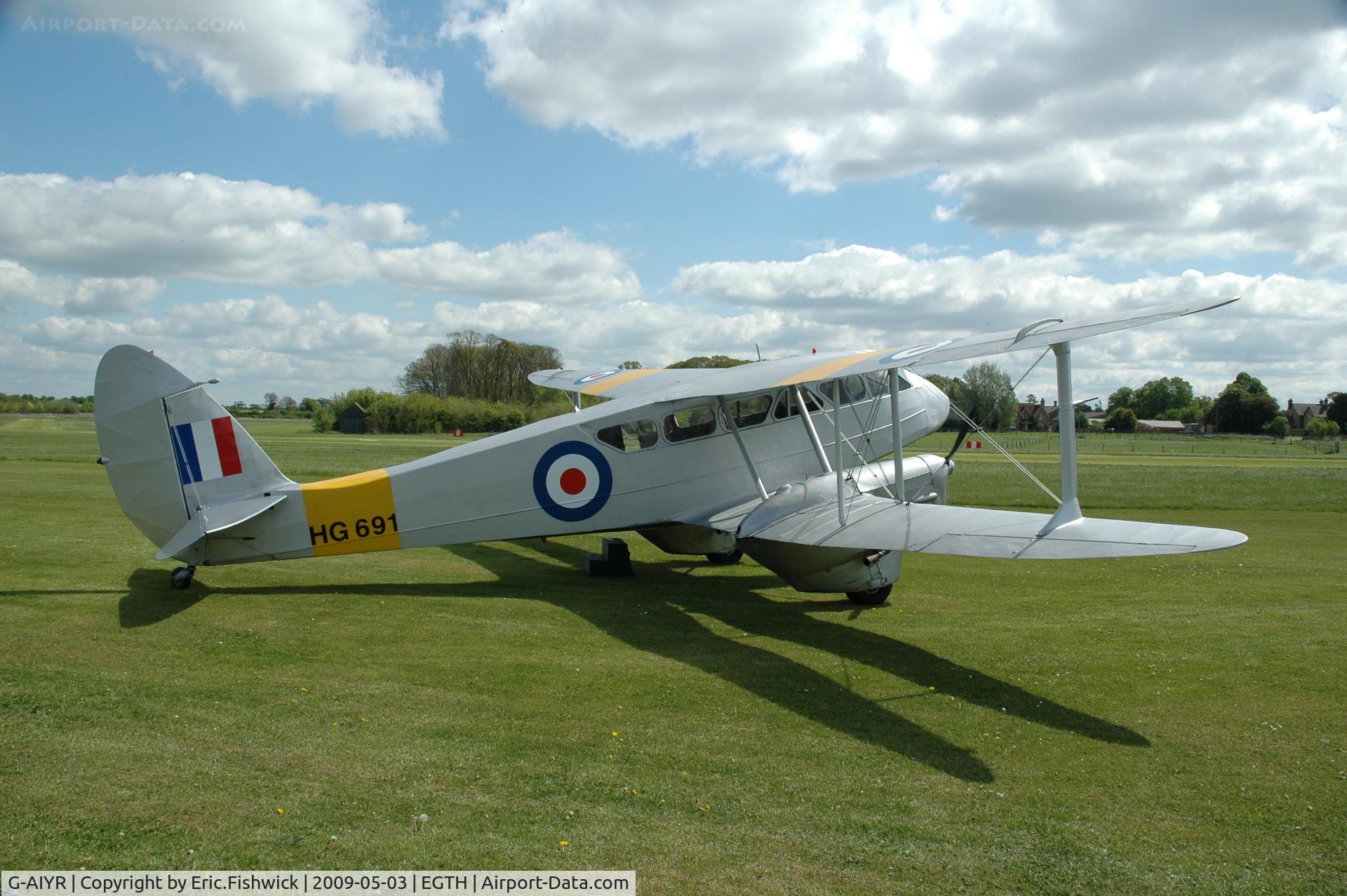 G-AIYR, 1943 De Havilland DH-89A Dominie/Dragon Rapide C/N 6676, 2. G-AIYR at the Shuttleworth Collection Spring Air Display.
