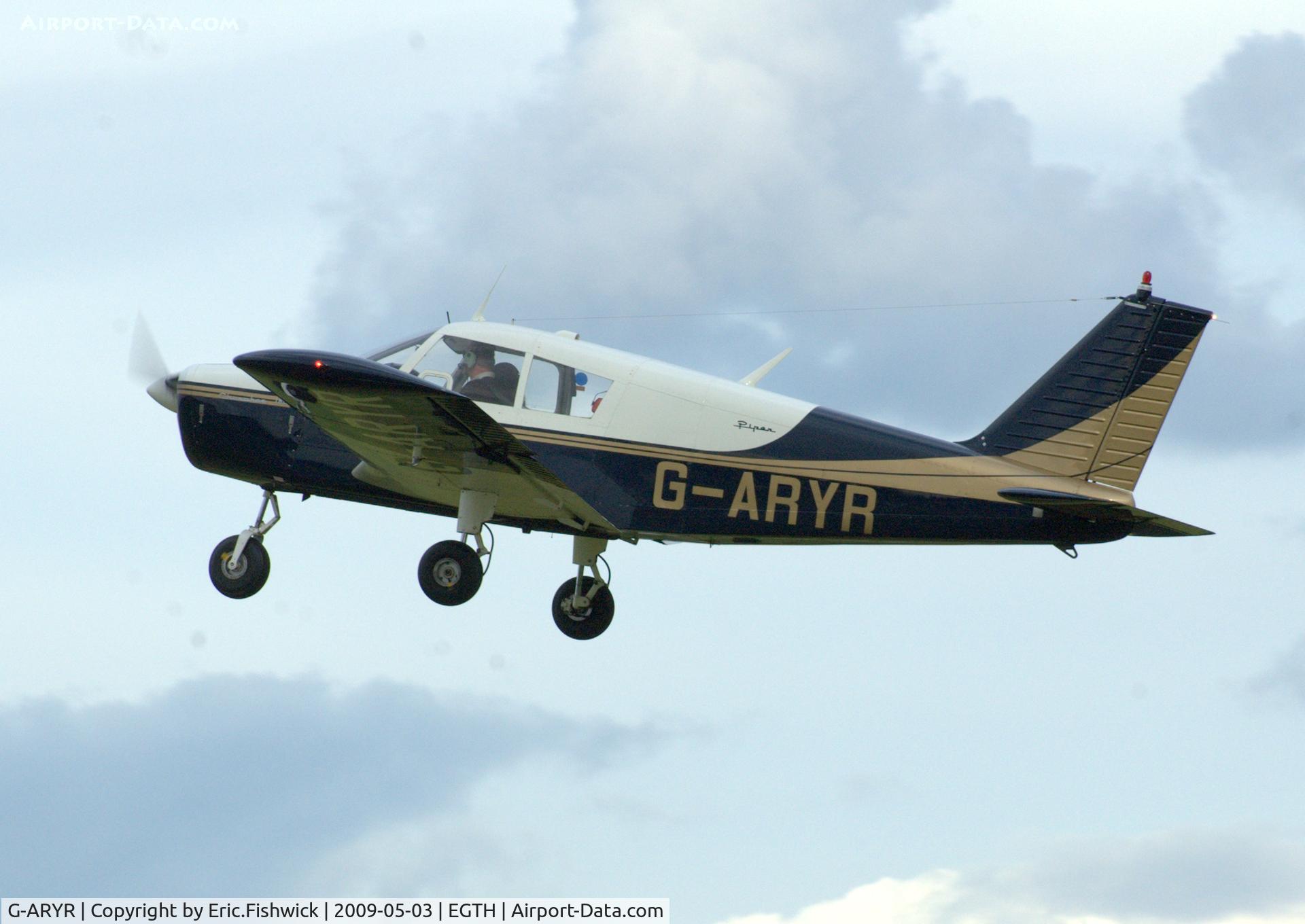 G-ARYR, 1962 Piper PA-28-180 Cherokee C/N 28-770, 4. G-ARYR at the Shuttleworth Collection Spring Air Display.