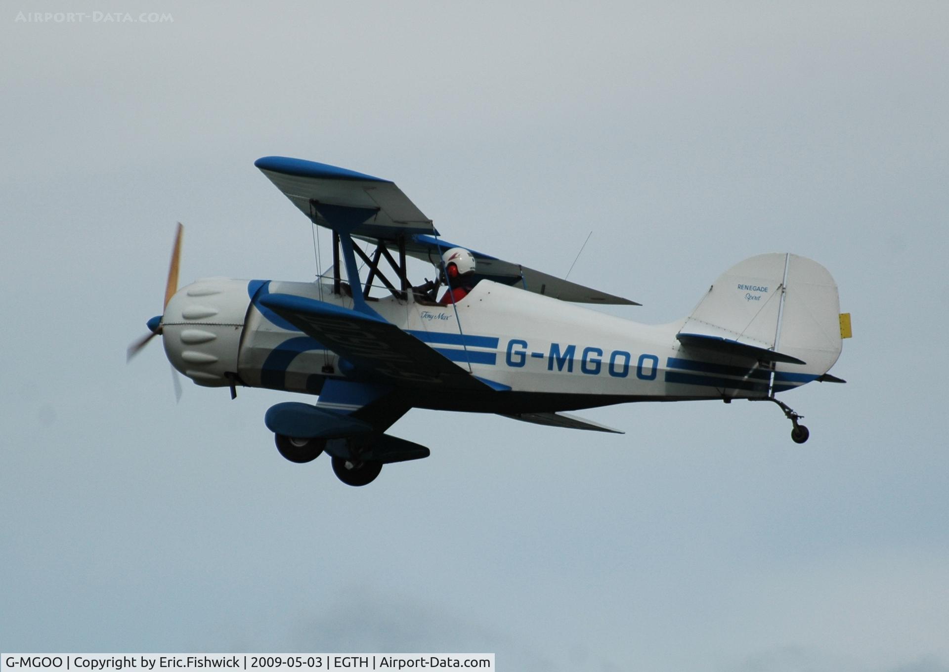 G-MGOO, 1990 Murphy Renegade Spirit UK C/N PFA 188-11580, 4. G-MGOO departing the Shuttleworth Collection Spring Air Display.