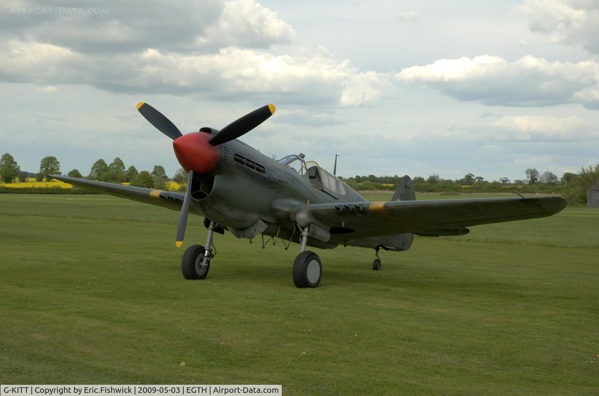 G-KITT, 1943 Curtiss P-40M Warhawk C/N 27490, 3. G-KITT at the Shuttleworth Collection Spring Air Display.