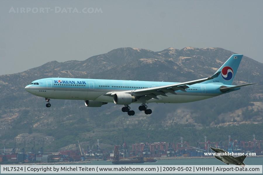 HL7524, Airbus A330-322 C/N 206, Korean Air