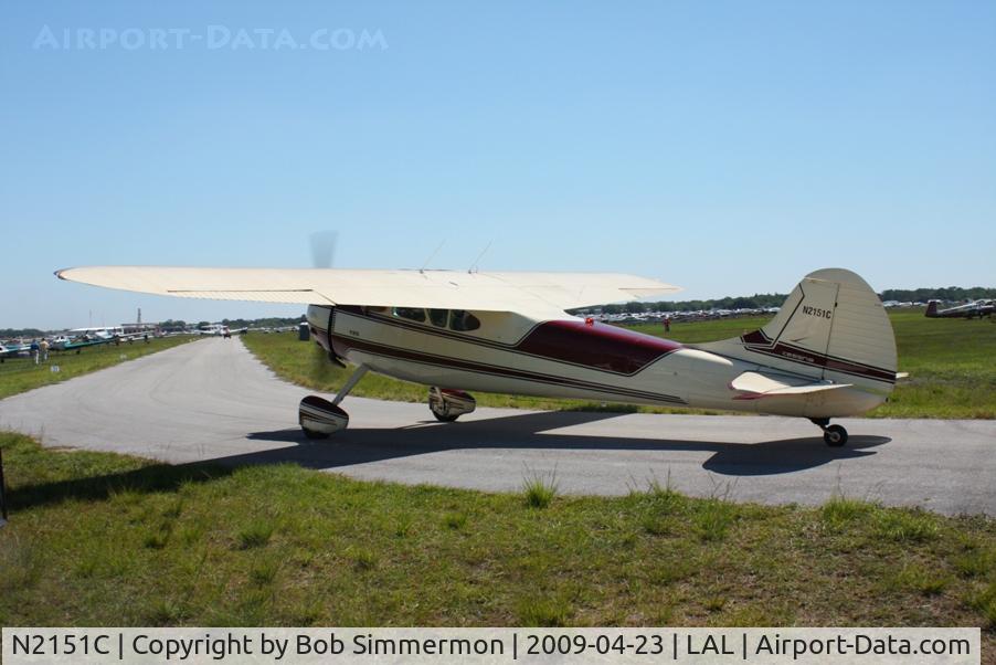 N2151C, 1954 Cessna 195B Businessliner C/N 16136, Sun N Fun 2009 - Lakeland, Florida