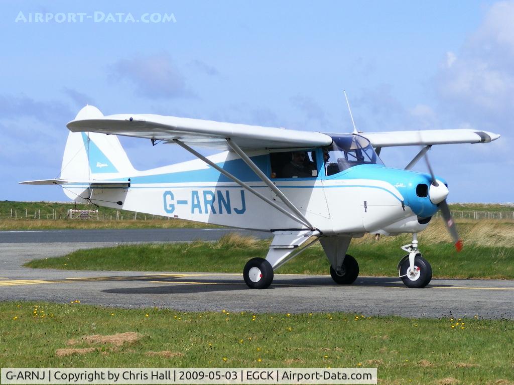G-ARNJ, 1961 Piper PA-22-108 Colt Colt C/N 22-8587, P F A fly-in at Caernarfon