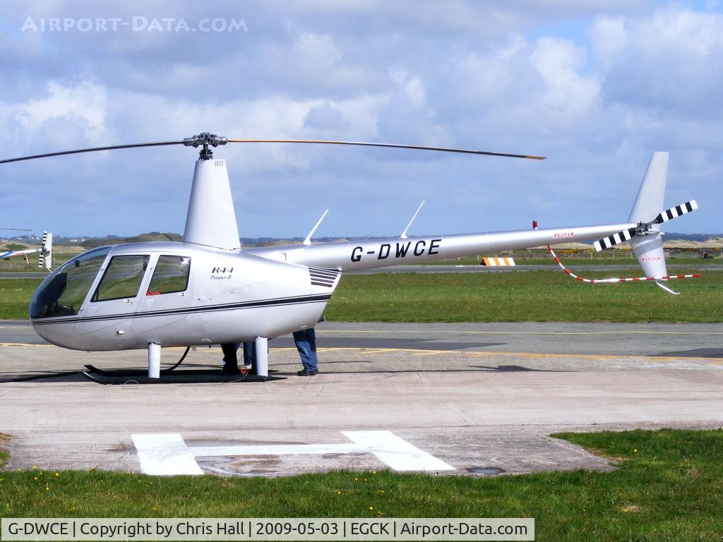 G-DWCE, 2006 Robinson R44 Raven II C/N 11511, P F A fly-in at Caernarfon