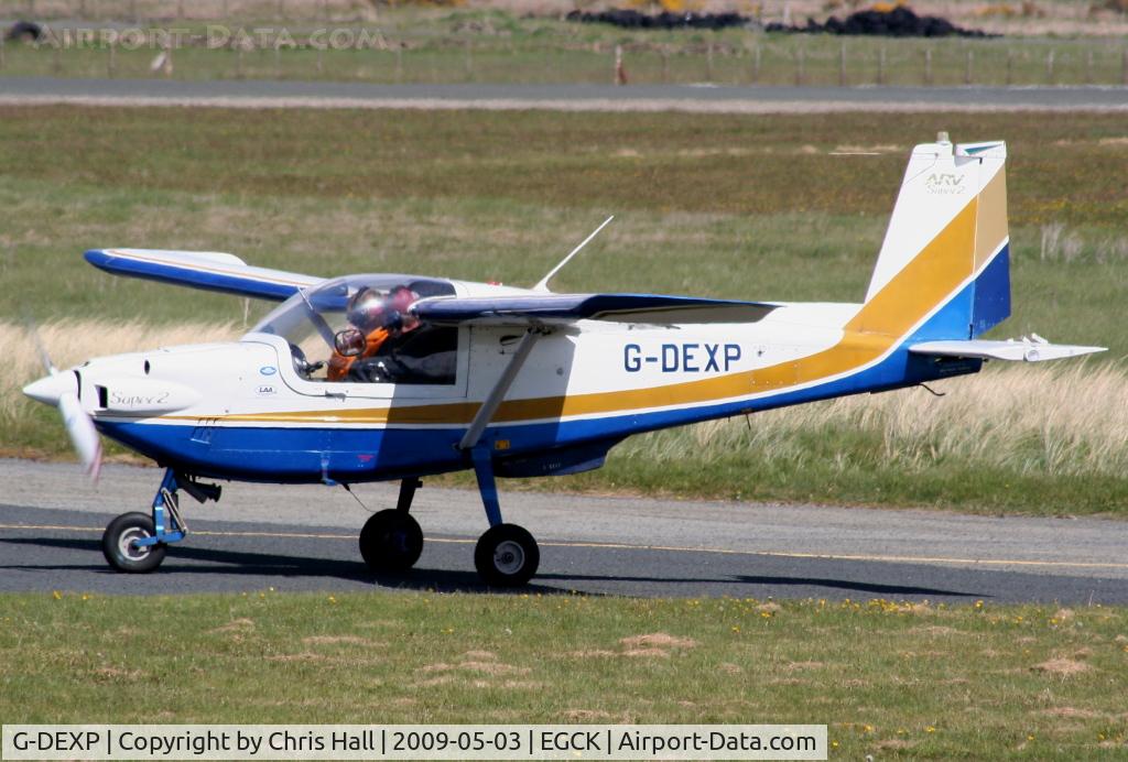G-DEXP, 1986 ARV ARV1 Super 2 C/N PFA 152-11154, P F A fly-in at Caernarfon