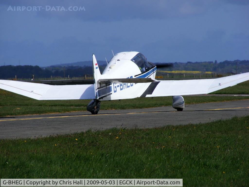 G-BHEG, 1964 SAN Jodel D-150 Mascaret C/N 46, P F A fly-in at Caernarfon