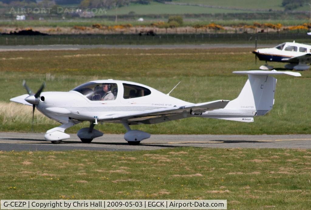 G-CEZP, 2008 Diamond DA-40D Diamond Star C/N D4.342, P F A fly-in at Caernarfon