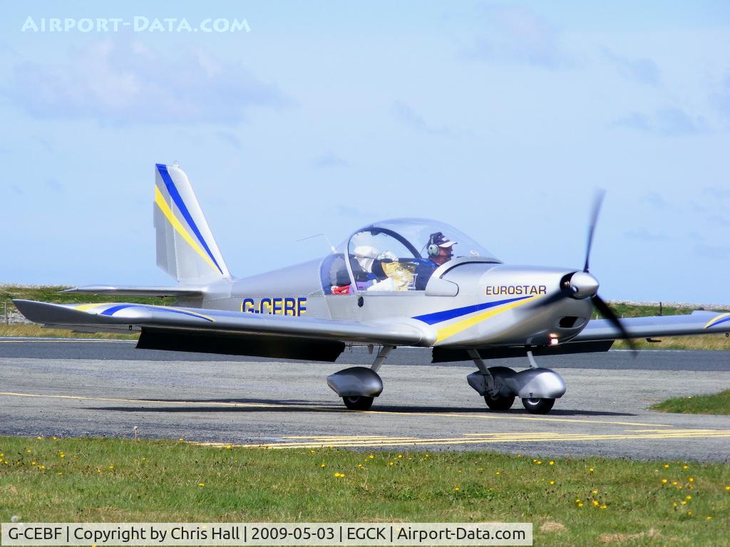G-CEBF, 2006 Aerotechnik EV-97A Eurostar C/N PFA 315A-14525, P F A fly-in at Caernarfon