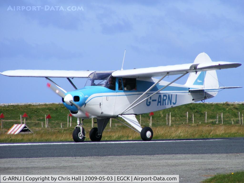 G-ARNJ, 1961 Piper PA-22-108 Colt Colt C/N 22-8587, P F A fly-in at Caernarfon