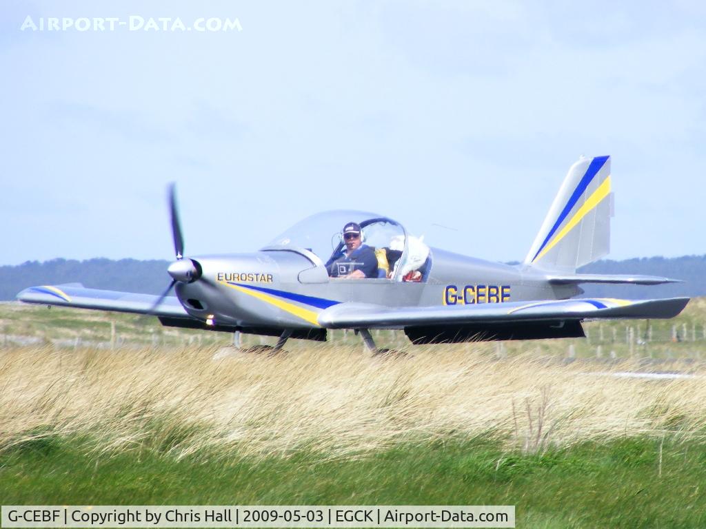 G-CEBF, 2006 Aerotechnik EV-97A Eurostar C/N PFA 315A-14525, P F A fly-in at Caernarfon