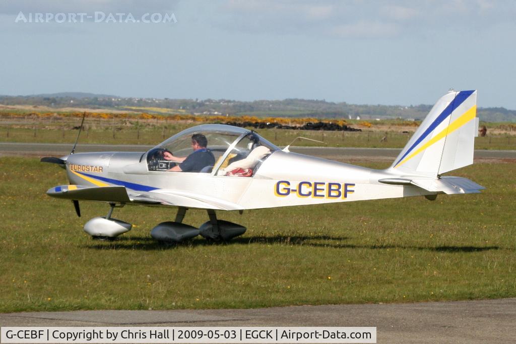 G-CEBF, 2006 Aerotechnik EV-97A Eurostar C/N PFA 315A-14525, P F A fly-in at Caernarfon