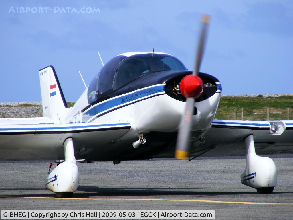 G-BHEG, 1964 SAN Jodel D-150 Mascaret C/N 46, P F A fly-in at Caernarfon