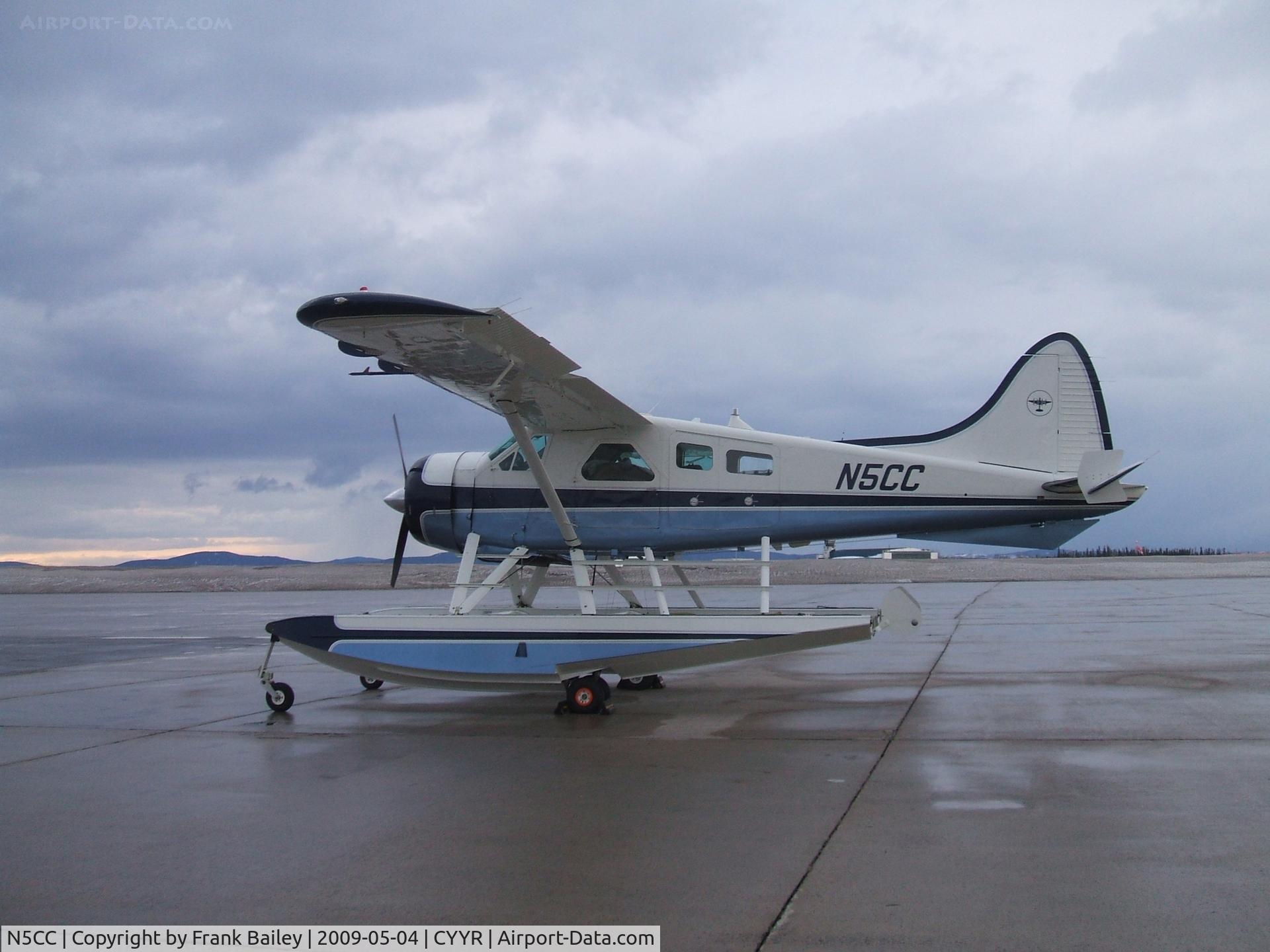 N5CC, 1956 De Havilland Canada DHC-2 Beaver C/N 1167, Parked at Woodward Aviation FBO Goose Airport NL. May4/9