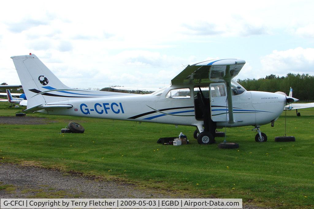 G-CFCI, 1980 Reims F172N Skyhawk C/N 2005, Cessna F172N at Derby Eggington
