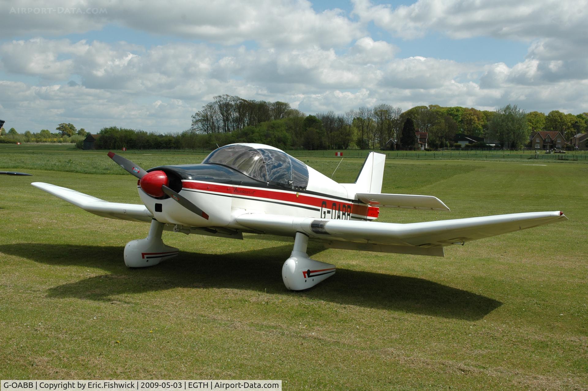 G-OABB, 1962 SAN Jodel D-150 Mascaret C/N 01, 3. G-0ABB at the Shuttleworth Collection Spring Air Display.