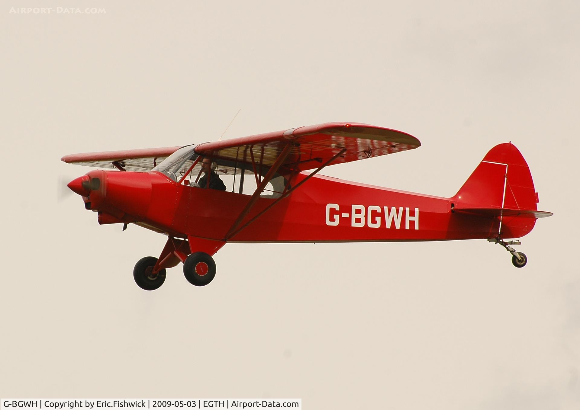 G-BGWH, 1961 Piper PA-18-150 Super Cub C/N 18-7605, 4. G-BGWH at the Shuttleworth Collection Spring Air Display.