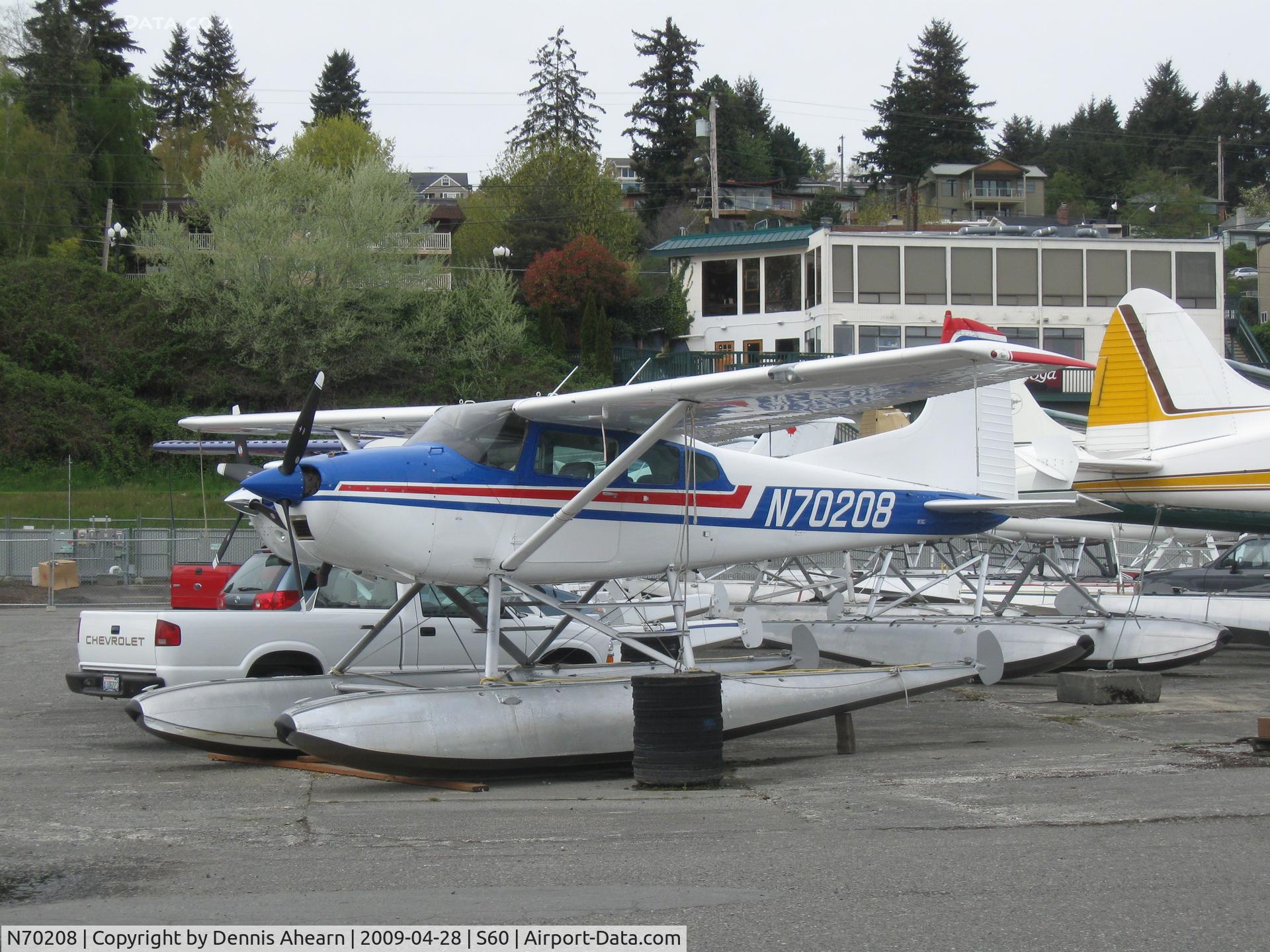 N70208, 1972 Cessna A185E Skywagon 185 C/N 18502058, Kenmore,WA