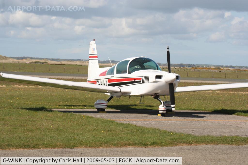 G-WINK, 1976 Grumman American AA-5B Tiger C/N AA5B-0327, P F A fly-in at Caernarfon