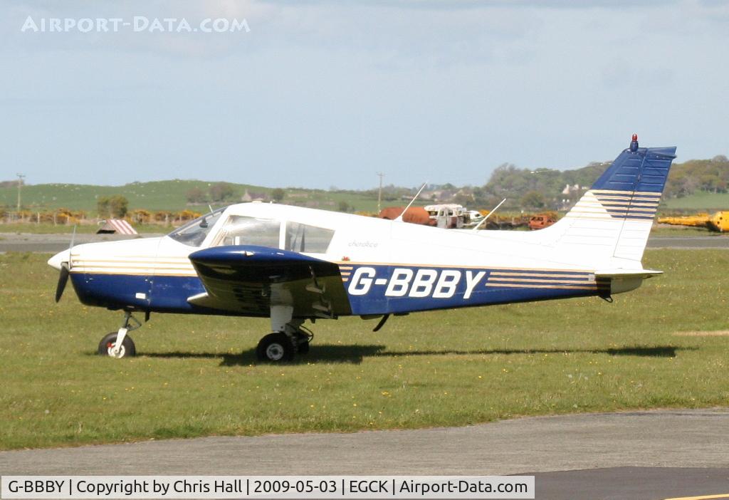 G-BBBY, 1973 Piper PA-28-140 Cherokee C/N 28-7325533, P F A fly-in at Caernarfon