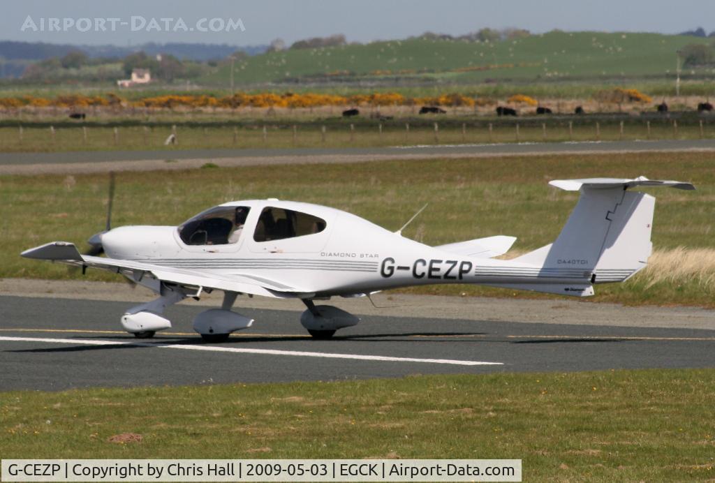 G-CEZP, 2008 Diamond DA-40D Diamond Star C/N D4.342, P F A fly-in at Caernarfon