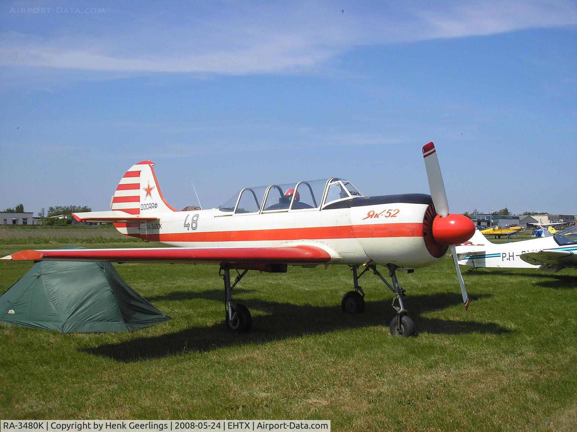 RA-3480K, Yakovlev Yak-52 C/N 9111413, Texel  (EHTX) Taildragger & Oldtimer Fly in,
