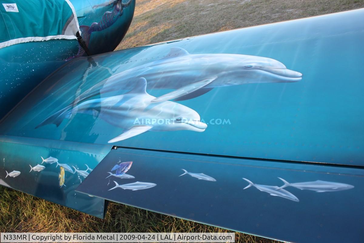 N33MR, 2007 Vans RV-7A C/N 72735, RV-7 dolphins painted on wings