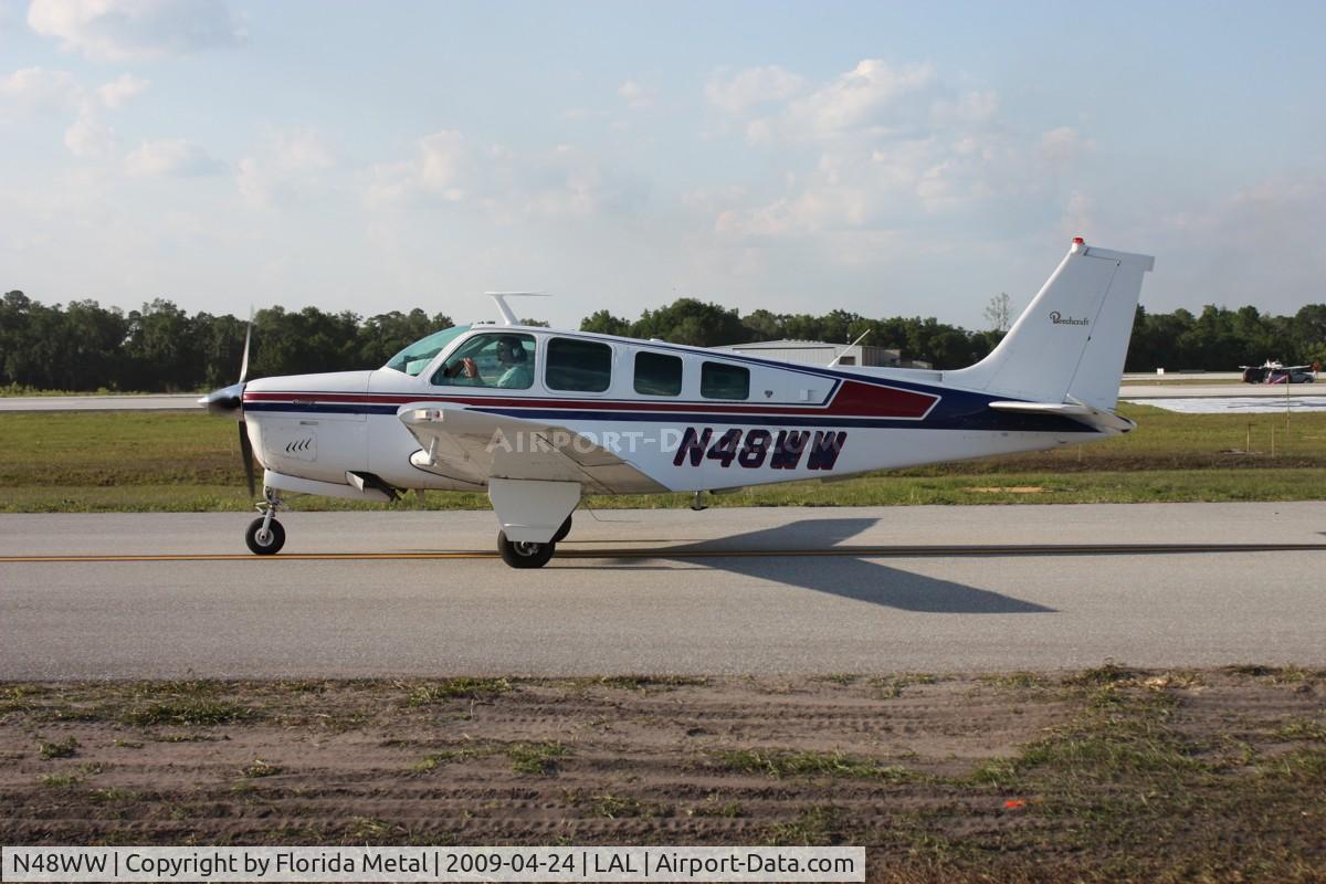 N48WW, 1976 Beech A36 Bonanza 36 C/N E-940, Beech A36 Bonanza