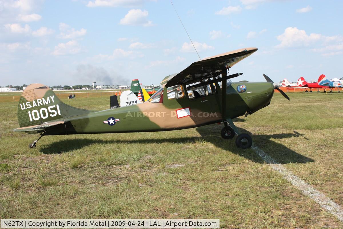 N62TX, 1963 Cessna O-1E Bird Dog C/N 305M-0051, O-1E  birddog