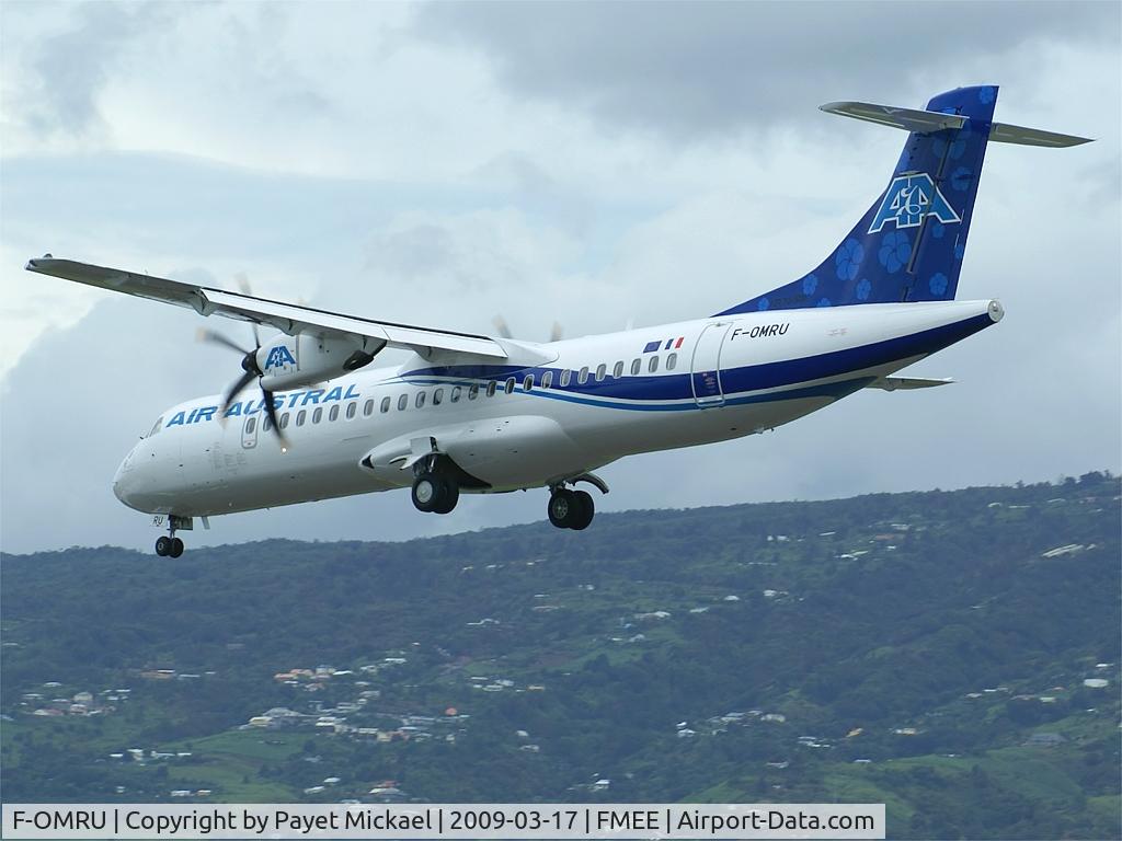 F-OMRU, 2008 ATR 72-212A C/N 855, Delivery flight